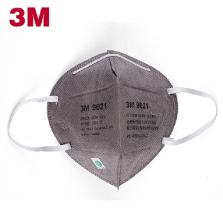 3M9021防粉塵防PM2.5口罩 灰色活性炭防護口罩